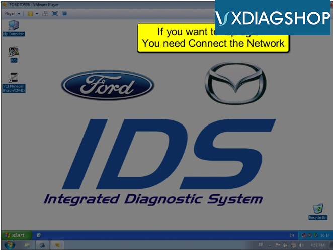 VXDIAG Ford IDS Manager Initialization Error Solution - VXdiagshop.com