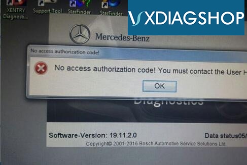 xentry-no-authorization-code-2
