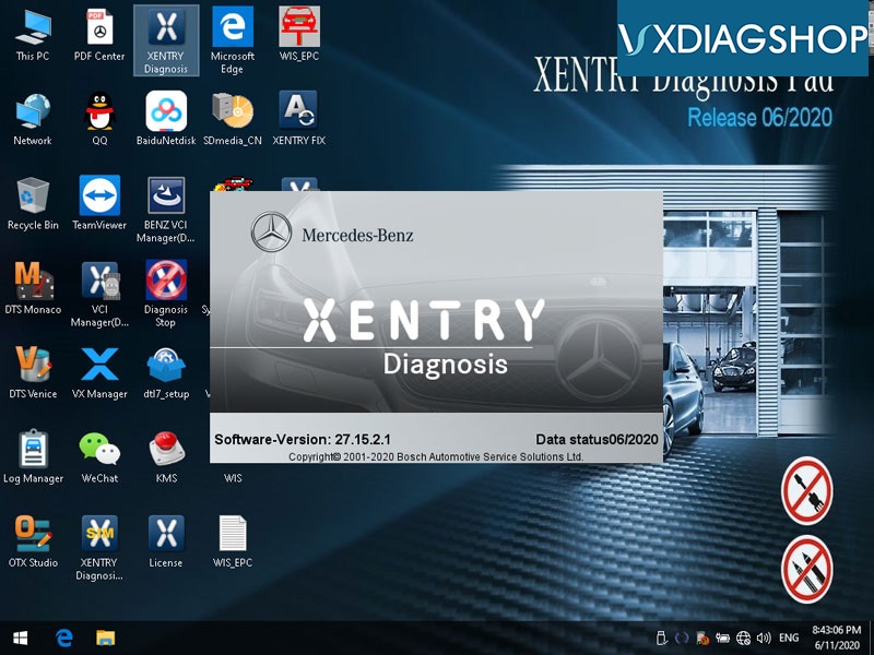 Vxdiag Benz 2020 06