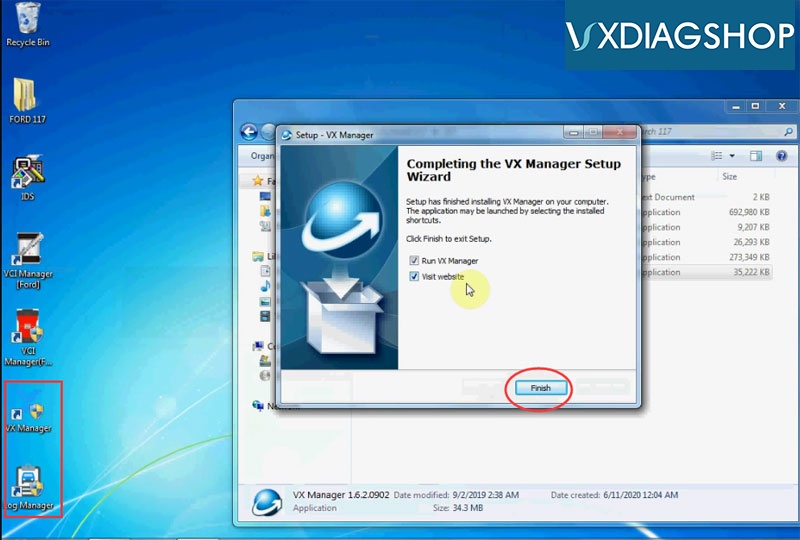 Install Vxdiag Ford Ids V117 15