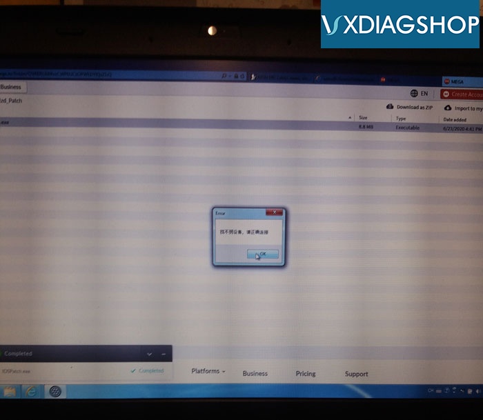 Vxdiag Ford Ids Cannot Find Device