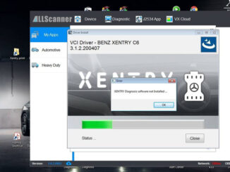 Fix New Vxdiag C6 Xentry Diagnosis Software Not Installed Problem 02