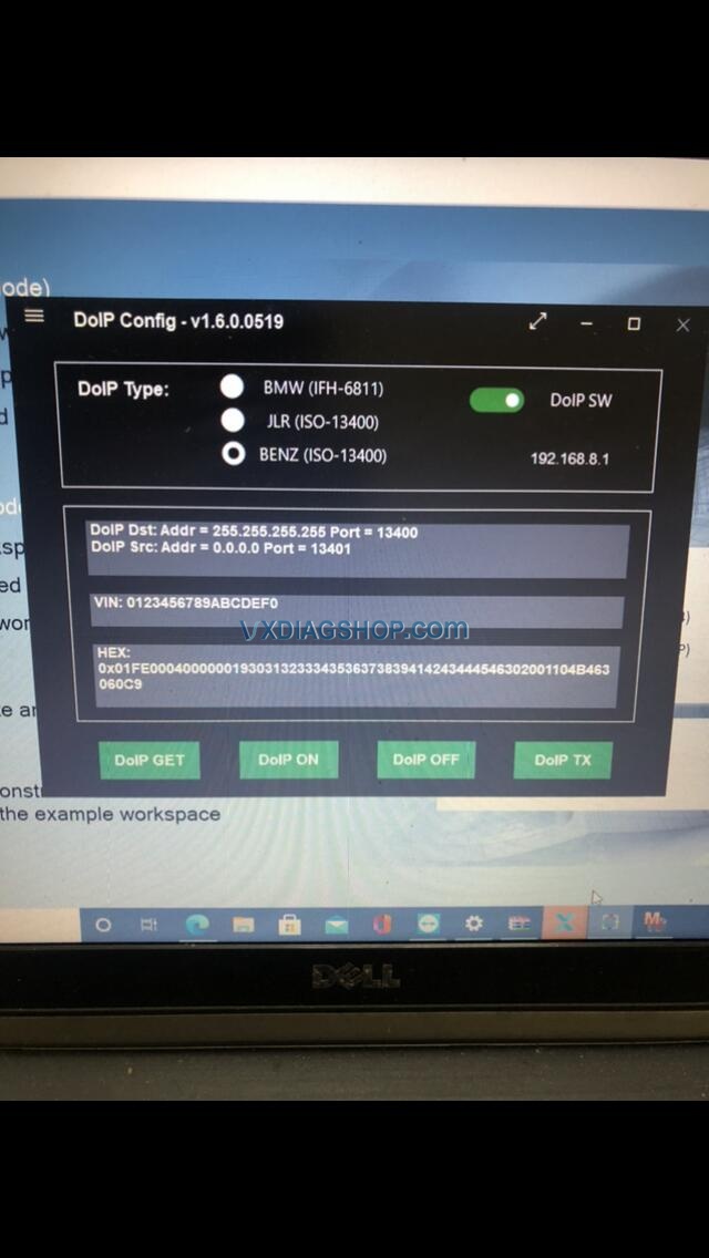 Vxdiag Vcx Se For Benz Doip Device Not Connected Solution 02