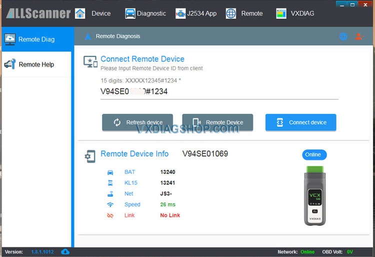 Newest Vxdiag Vcx Se For Benz Donet Setting 16