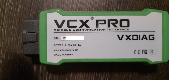 Vxdiag Vcx Pro License Invalid Expired Solution 01