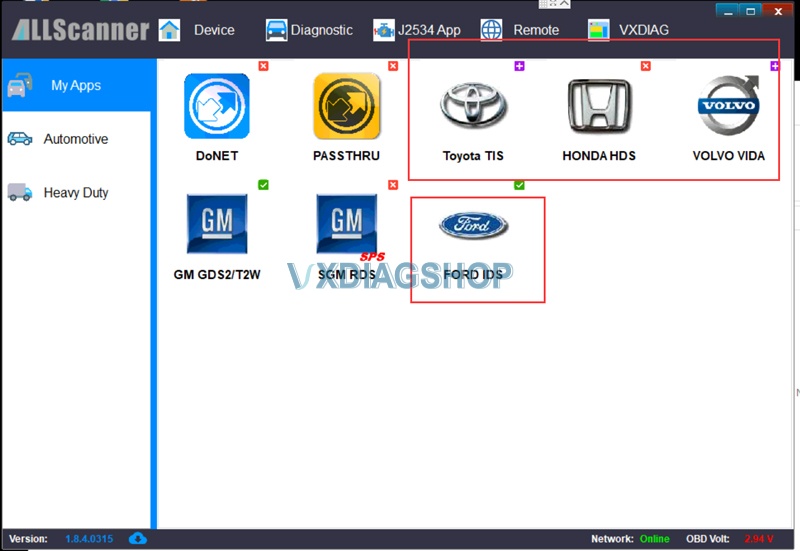 Vxdiag Ford Software