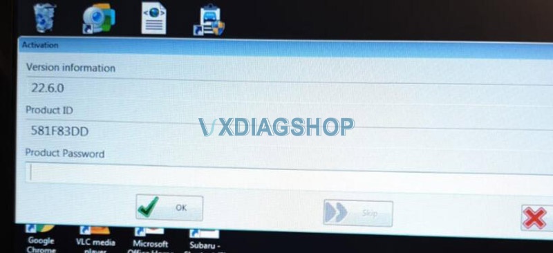 Vxdiag Subaru Ask For Activation Password