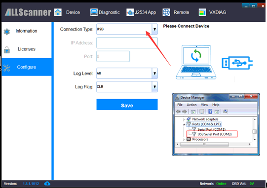 Vxdiag Usb Connection