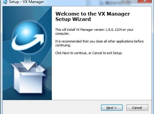 Install Vx Manager 2