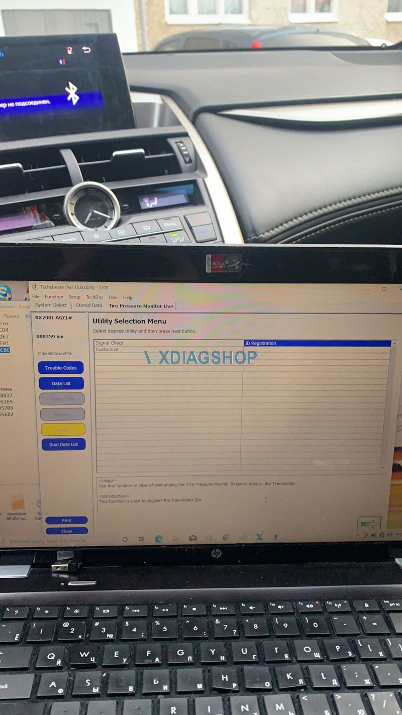 Vxdiag Vcx Nano Lexus Tpms 6