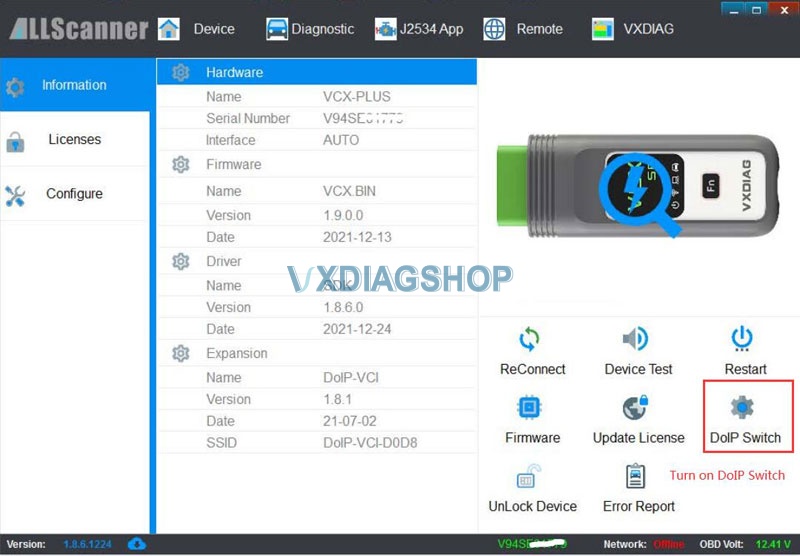 Connect Vxdiag Vcx Se E Sys 1