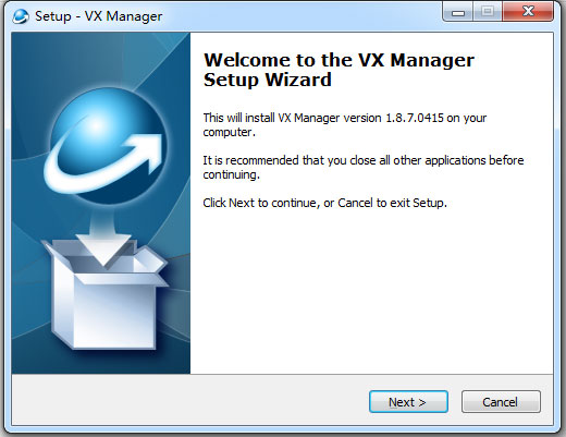 Vx Manager V1 8 7 Install 1