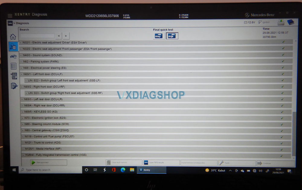 Xentry Passthru W212 2014 Review 3