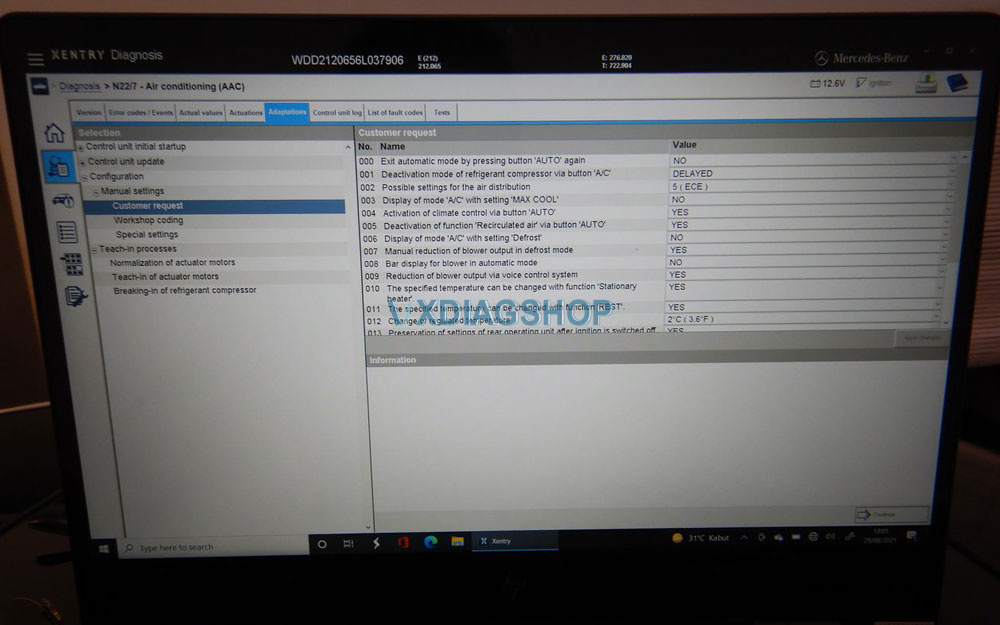Xentry Passthru W212 2014 Review 4