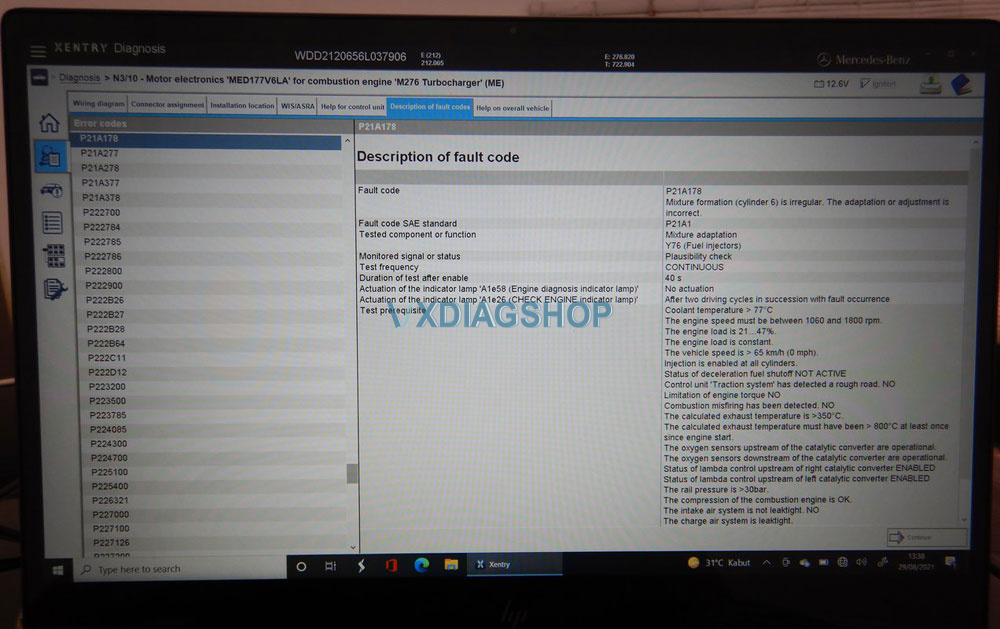 Xentry Passthru W212 2014 Review 8