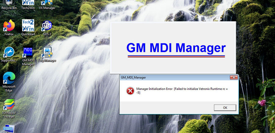 Gm Manager Initialzation Error