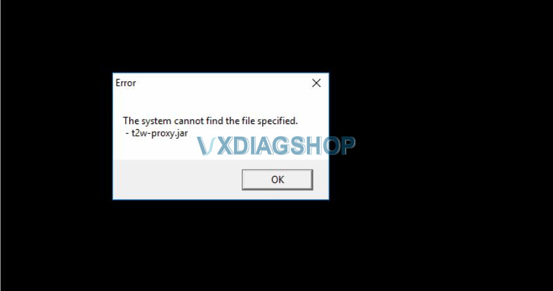 Vxdiag Tech2win Cannot File Specified 1