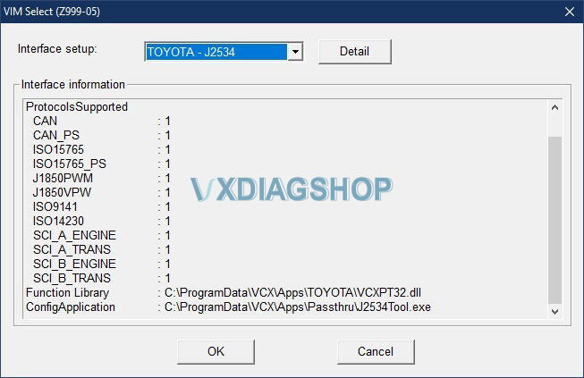 Vxdiag Vcx Nano Techstream Cannot Change Setting 4