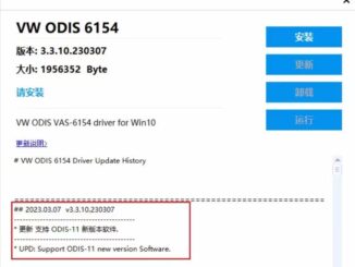 Vas 6154 Driver Update For Odis 11