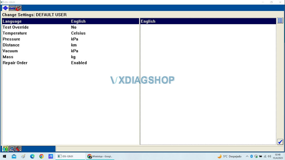 Vxdiag Ford Ids Only English
