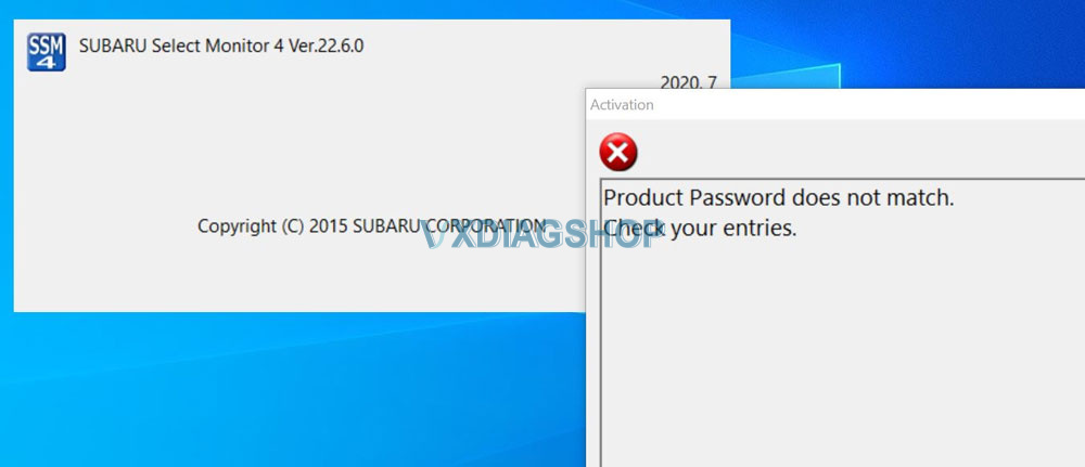Vxdiag Subaru Ssm4 Password Not Match 2