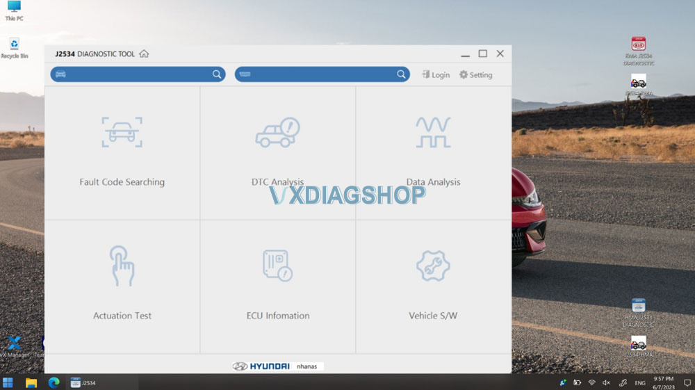 Vxdiag Vcx Se Hyundai Kia Oem Software 6