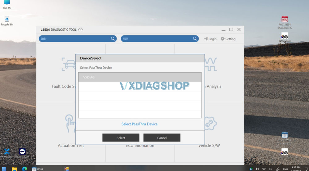 Vxdiag Vcx Se Hyundai Kia Oem Software 7