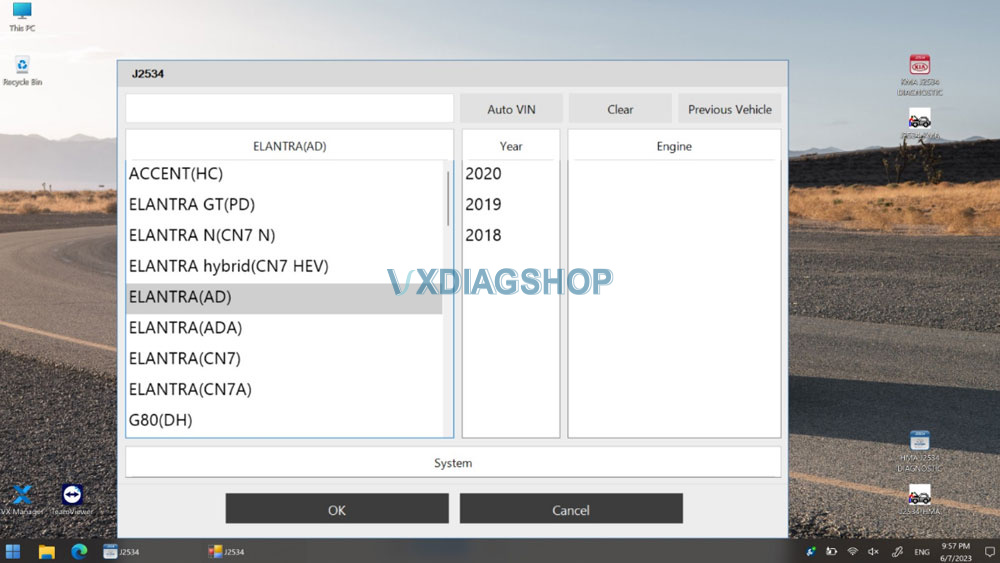 Vxdiag Vcx Se Hyundai Kia Oem Software 8