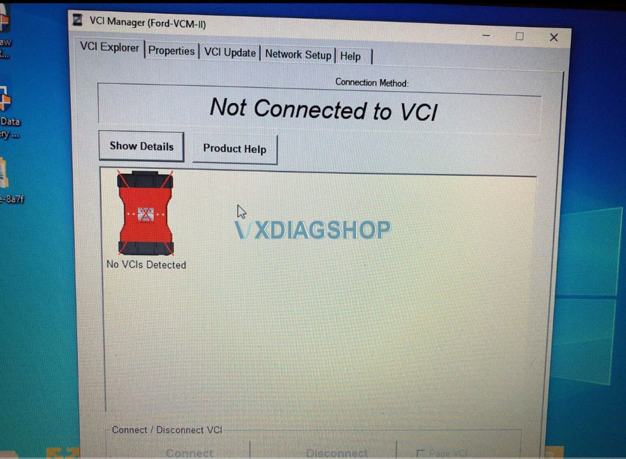 Vxdiag Vcx Se Ford Not Connect To Vci 1