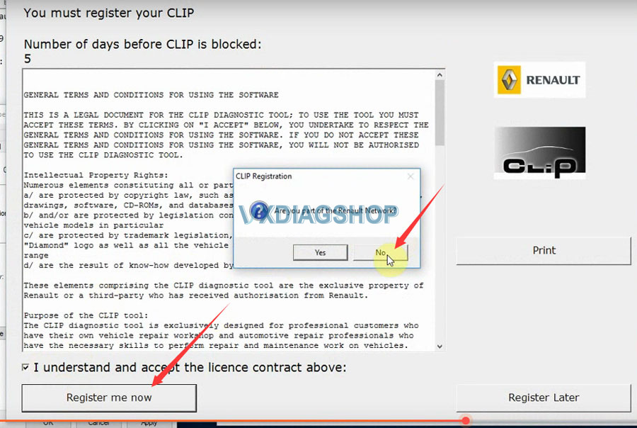 Vxdiag Renault Clip Unhandled Exception Has Occurred 3