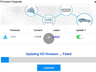 Vxdiag Vcx Nano Update Vci Firmware Failed
