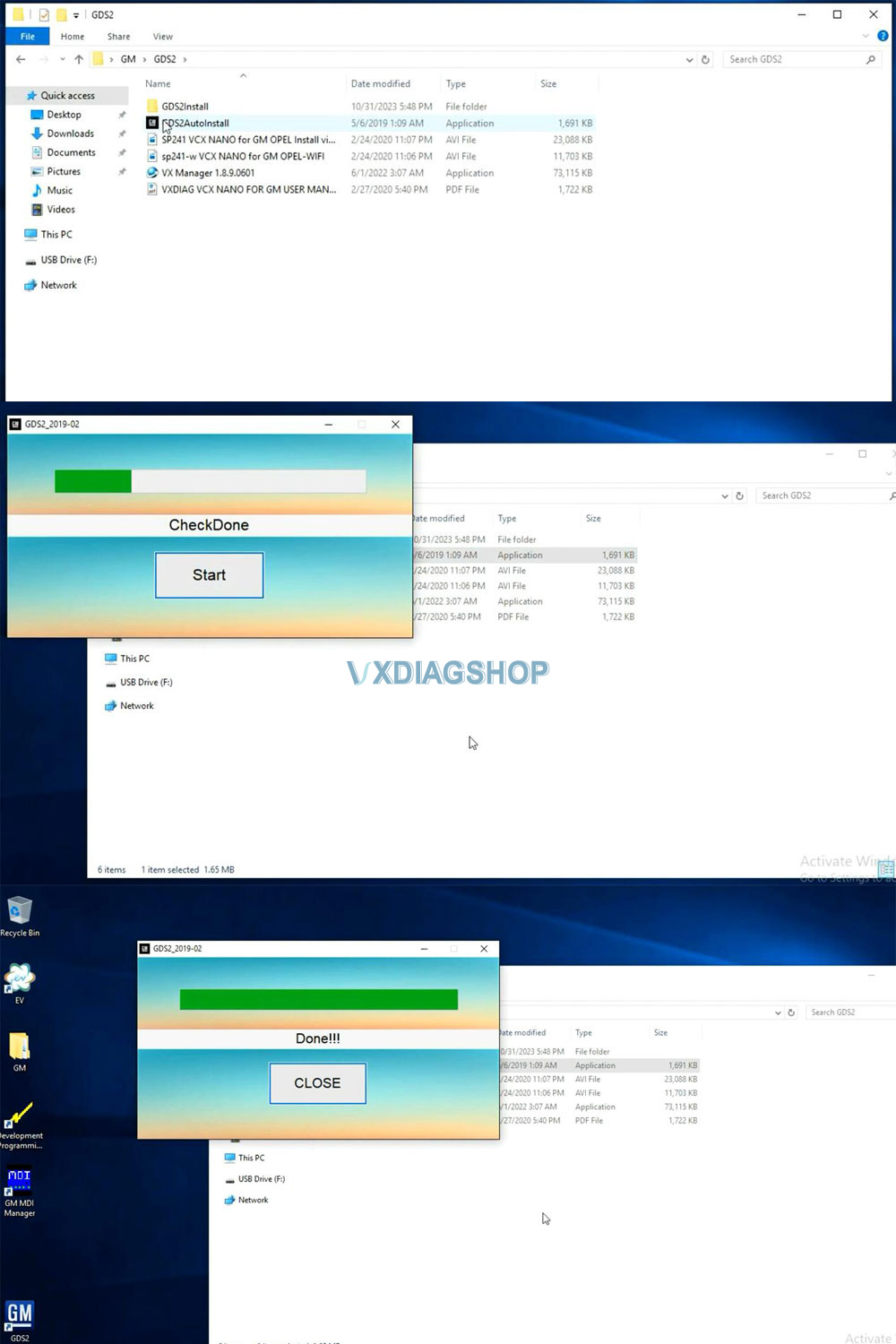 Install Vxdiag Gm Gds2 2023 10 Software 10