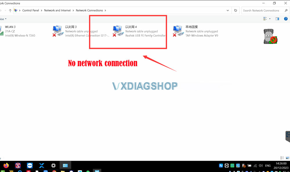 Vxdiag Vcx Se Device Error Ping Failed 2