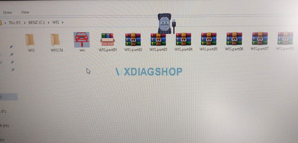 VXDIAG WIS Failed To Lock The File 3
