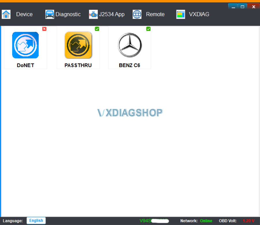 VXDIAG Vcx Se Benz Sprinter Coding 6