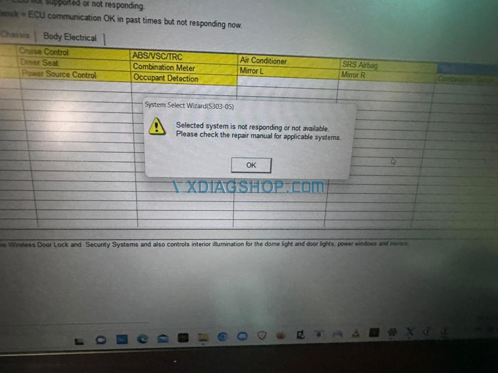 vxdiag-toyota-Avalon-no-datastream-2