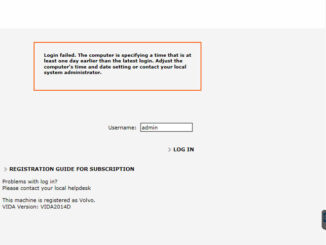 vxdiag-volvo-vida-login-failed