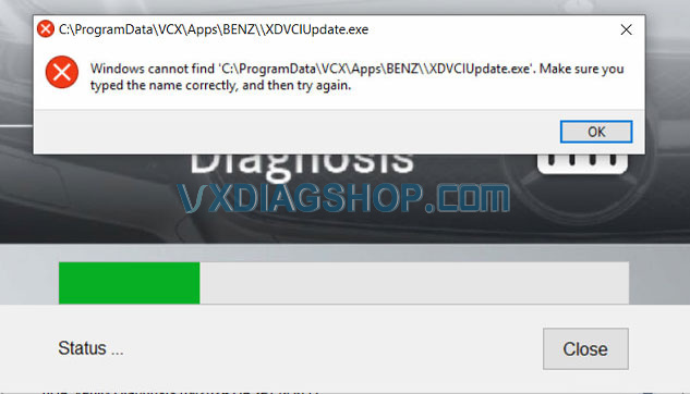 vxdiag-benz-xdvciupdate-file-missing