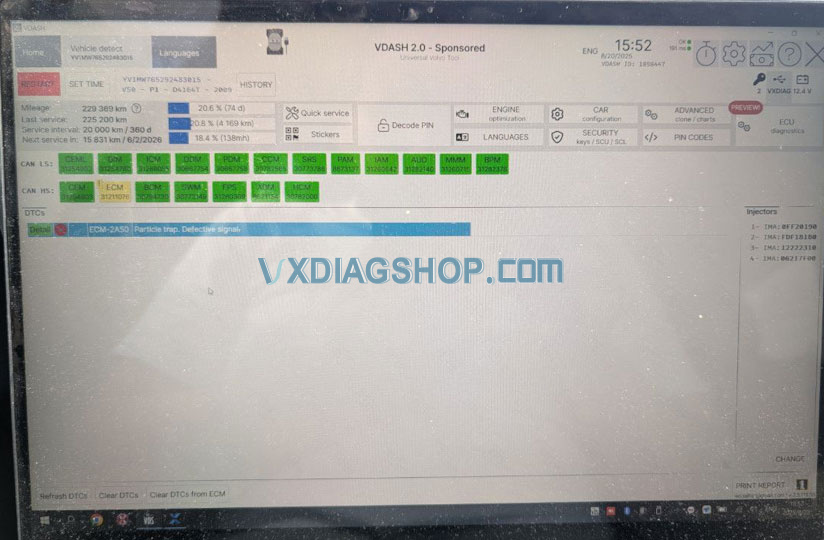 vxdiag-vcx-se-vdash-volvo-v50